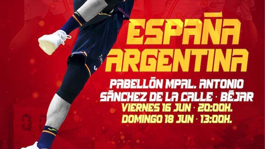 Las selecciones nacionales de balonmano eligen Béjar para preparar sus competiciones nacionales durante el mes de junio Cartel Bejar Hispanos Junior1