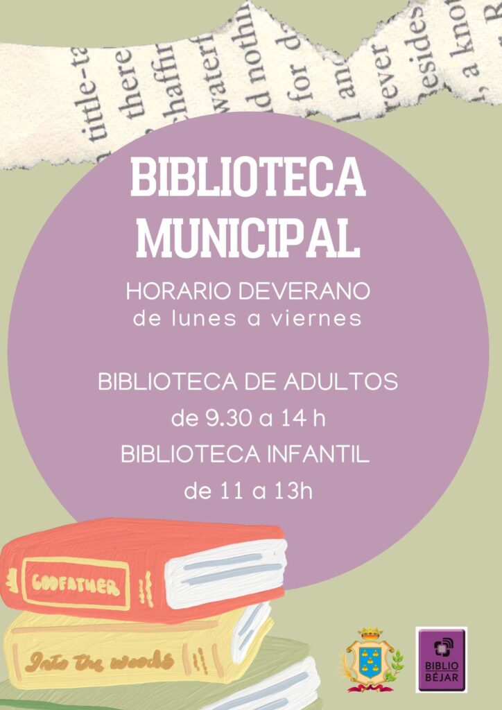 Horario de verano de Bibliotecas Municipales