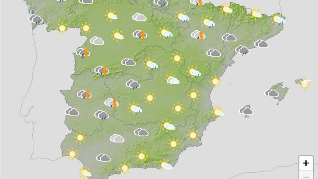 Posibilidades de tormentas para las próximas horas en el norte de Cáceres Screenshot 2023 06 13 at 11 03 49 Espana Agencia Estatal de Meteorologia AEMET