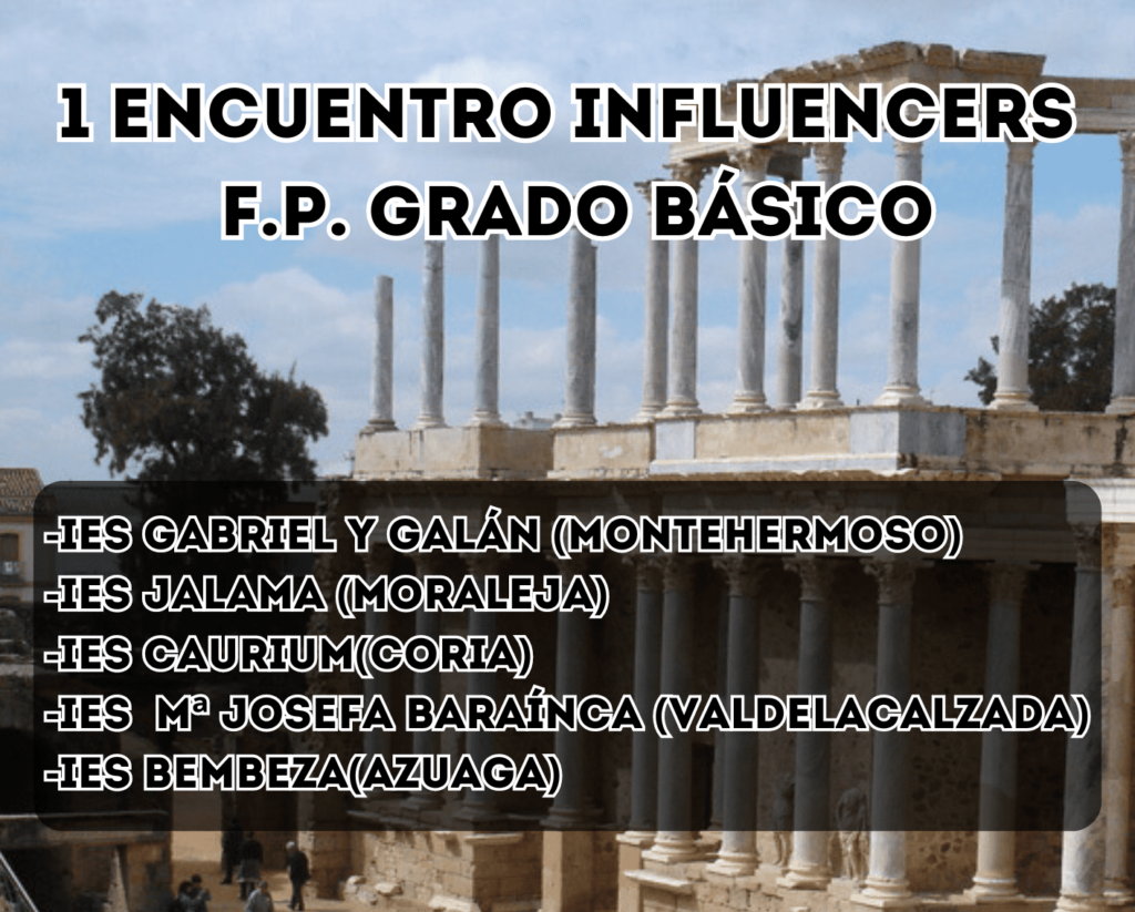 El equipo «Influencers FPGB» se dan cita el día 18 en Mérida Cartel 6