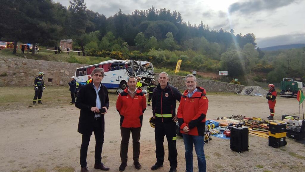 La ciudad de Béjar ha acogido esta mañana las Jornadas Internacionales de Bomberos IMG 20240426 095322