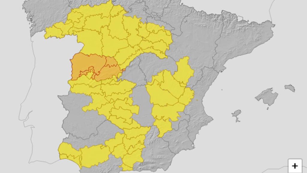 El 112 de Extremadura informa sobre la activación de alerta amarilla por lluvias y tormentas para el viernes 28 Screenshot 2024 06 27 a 1