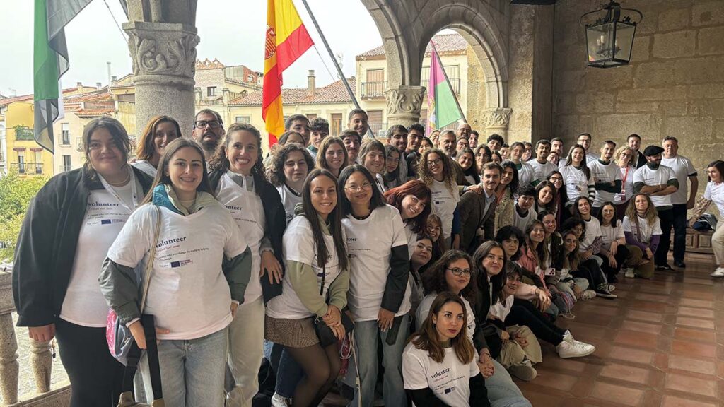 Jóvenes de toda España comparten en Plasencia sus experiencias en el programa Cuerpo europeo de solidaridad image00009 1