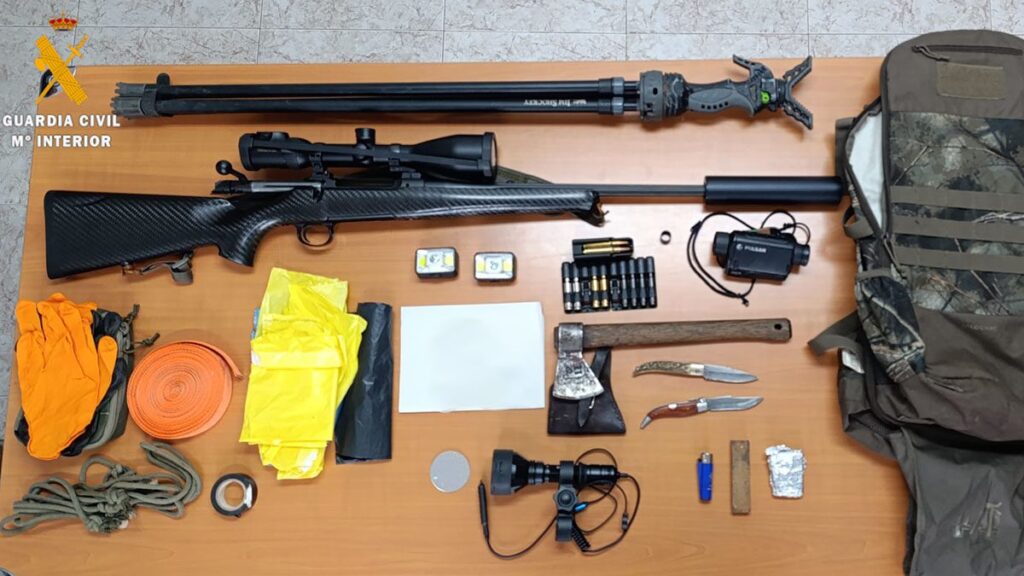La Guardia Civil descubre a dos varones cazando furtivamente en la localidad de El Payo 08 04 2025 Furtivos 2