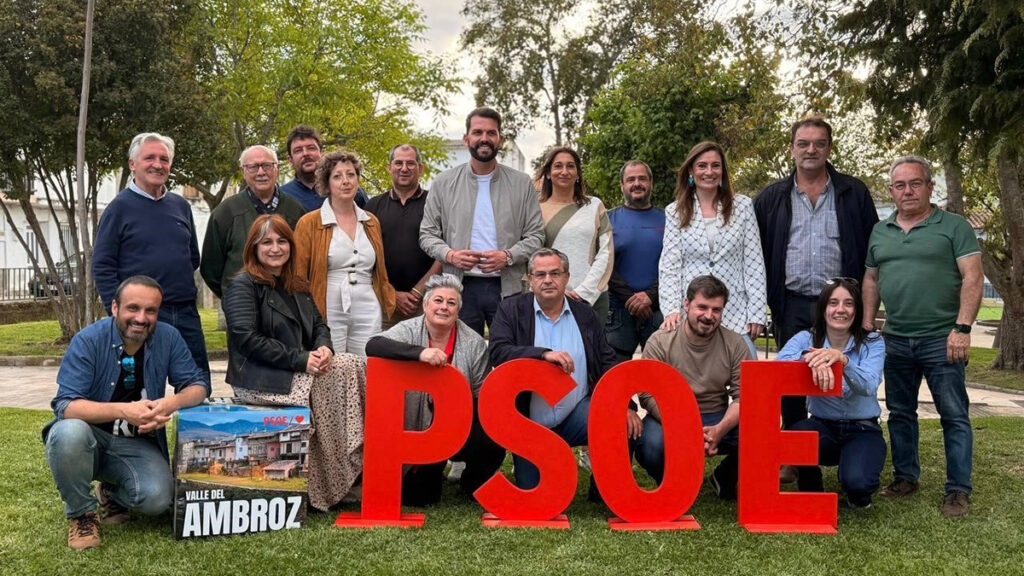 El PSOE conmemora el Día del Trabajador en Hervás con actos reivindicativos Psoe Ambroz