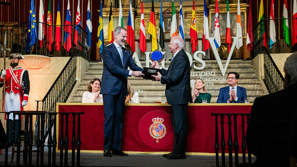 María Guardiola subraya que «Europa es nuestro refugio y nuestra íntima rebeldía» frente al «populismo y la polarización» Carlos V 25 1