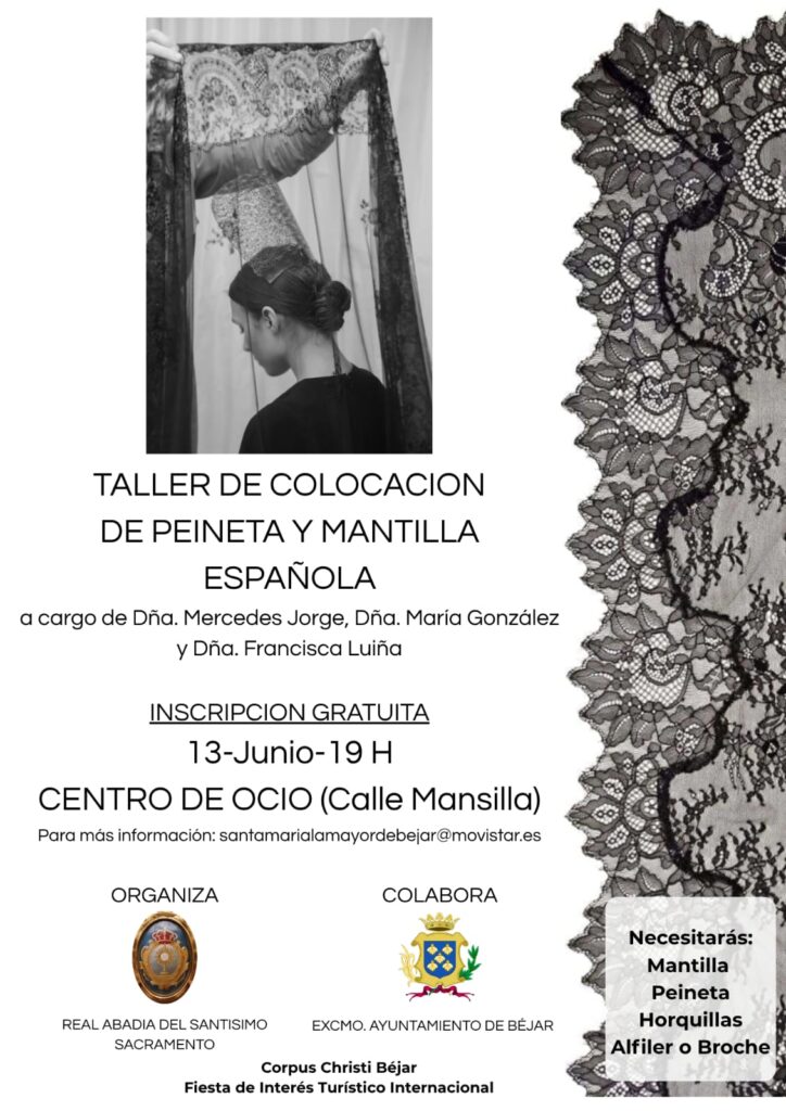taller de colocación de peineta