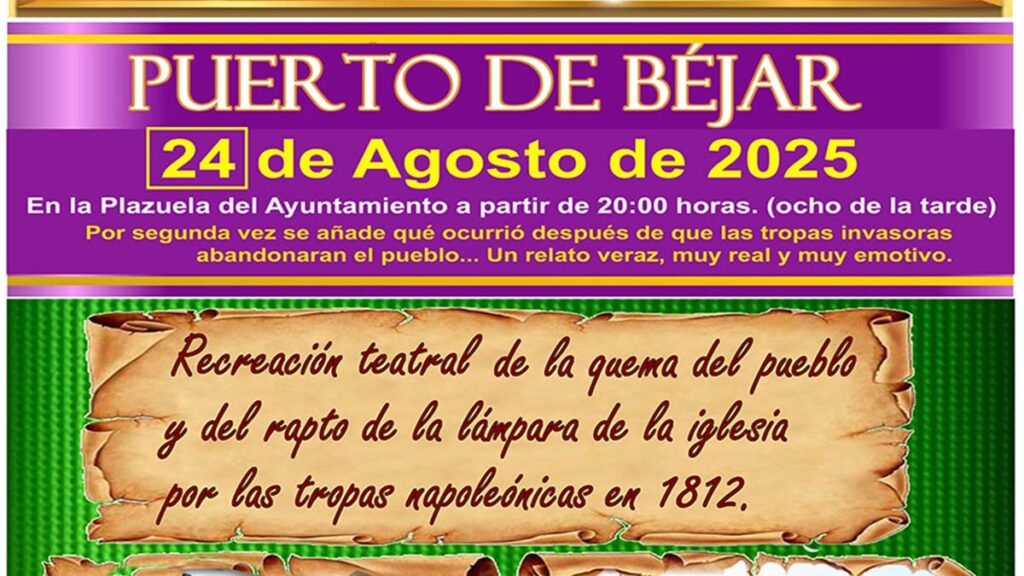 El director de «En los siglos venideros» invita al alcalde de La Garganta a presencia el festival de Puerto de Béjar CARTEL-2025