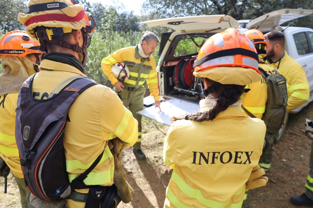 El Plan contra incendios de Extremadura intervino en 71 incidentes la pasada semana Foto Infoex