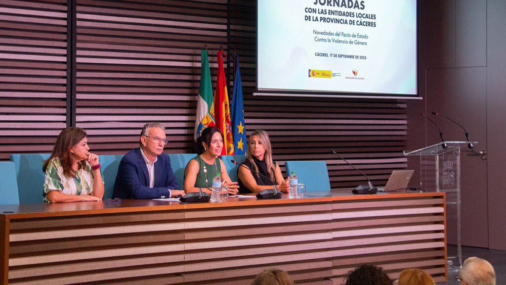 La Diputación de Cáceres y la Delegación del Gobierno forman a personal técnico de municipios y Mancomunidades para reforzar la lucha contra la violencia de género Jornadas Pacto de Estado Contra la Violencia de Género (2)