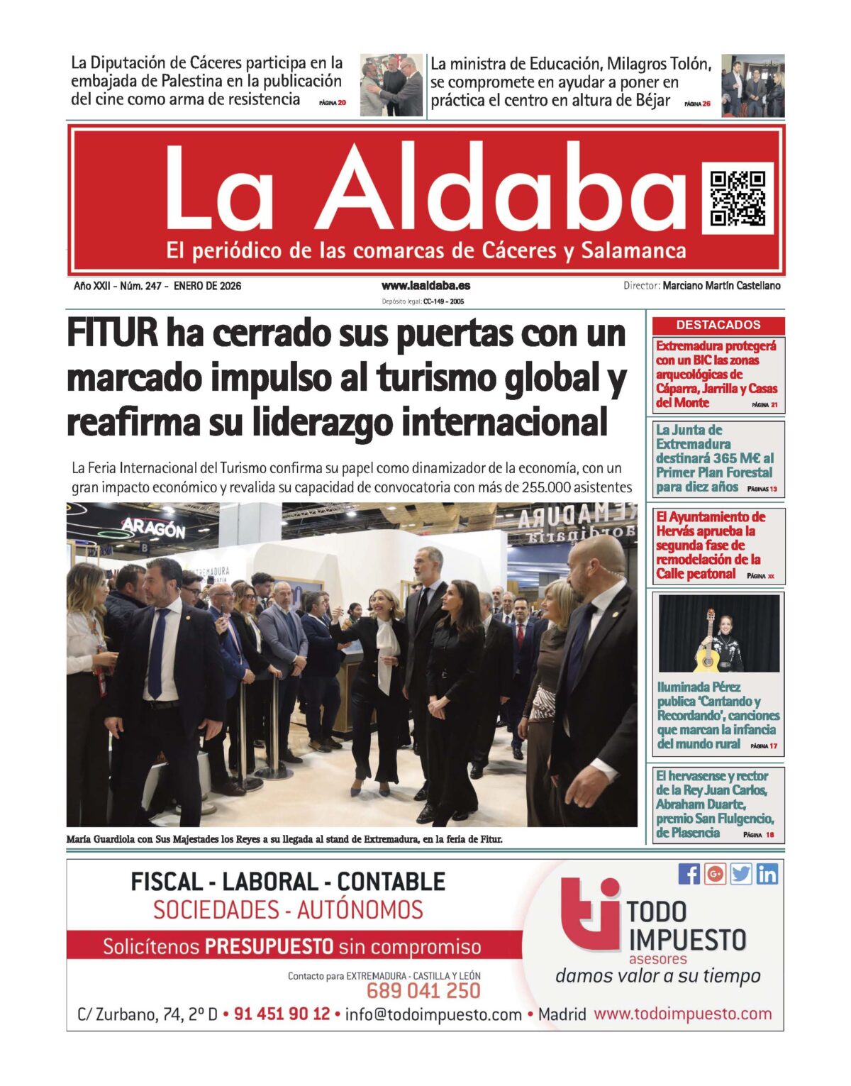 Edición Papel La Aldaba Enero 2026 - La Aldaba