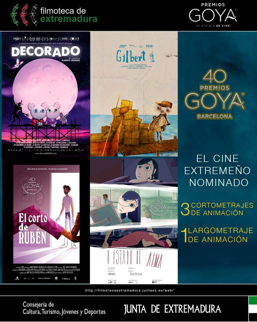 20260113 Cartel nominados extremeños GOYA 2026