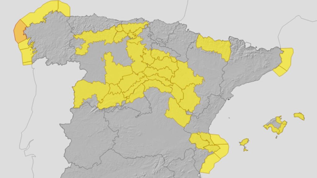 Nevadas en cotas bajas Domingo 4