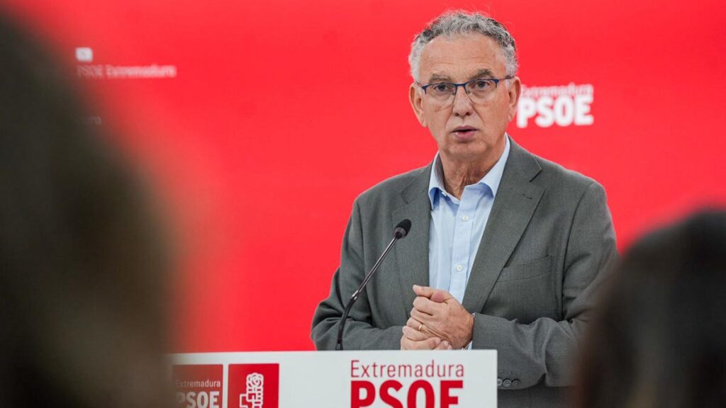 El PSOE acusa a Guardiola de someter a Extremadura a un bloqueo político al servicio de Vox y de decisiones tomadas en Madrid Quintana 1