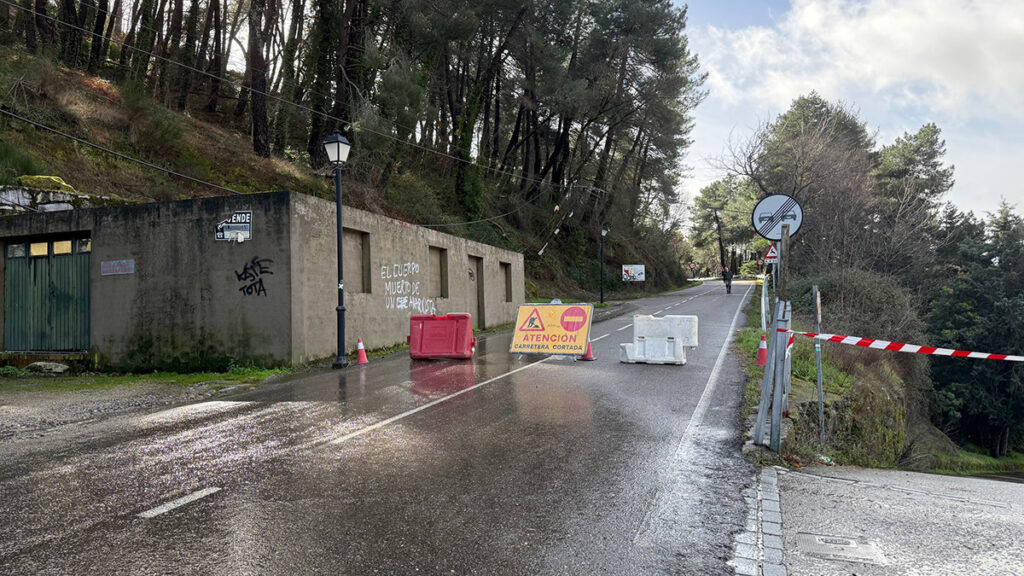 cinco carreteras cacereñas continúan afectadas por los temporales La garganta