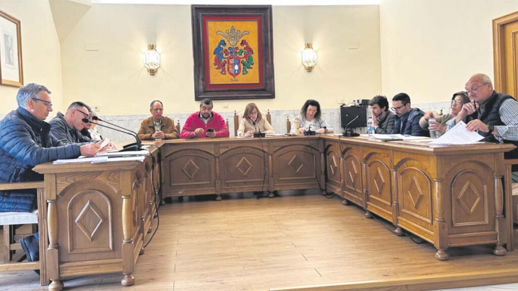 Imagen del Pleno de Hervás, del 30 de marzo de 2023