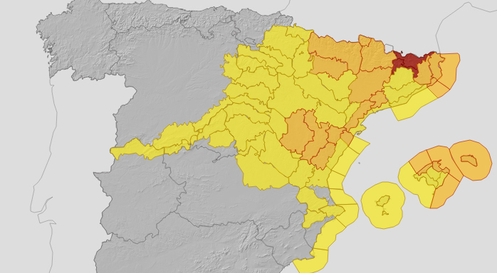 El 112 activa este domingo la alerta amarilla por vientos en el norte de Cáceres Vientos