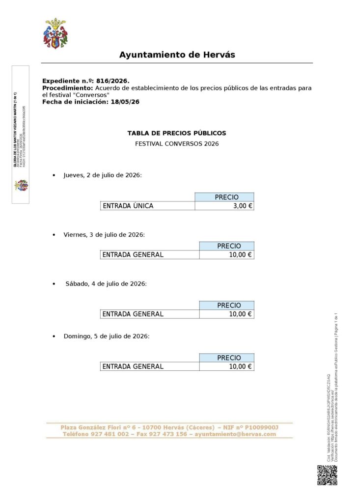 20260519_Otros_ANUNCIO - Tabla de precios