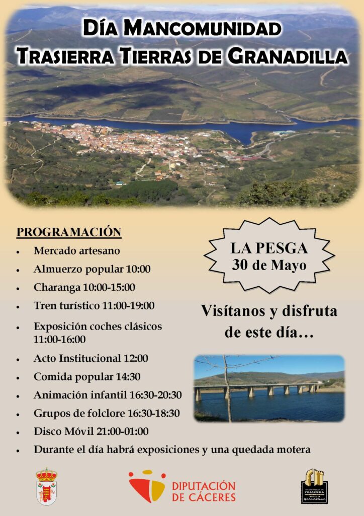 CartelDiadeMancomunidadenLaPesga_30demayo