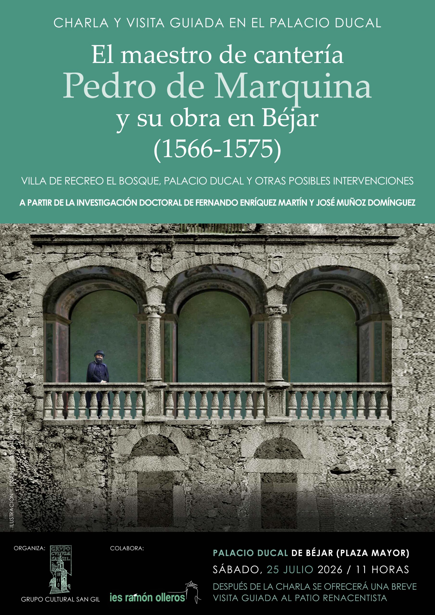 1 CARTEL CONFERENCIA PEDRO DE MARQUINA 25 JULIO 2026_Maquetación 1