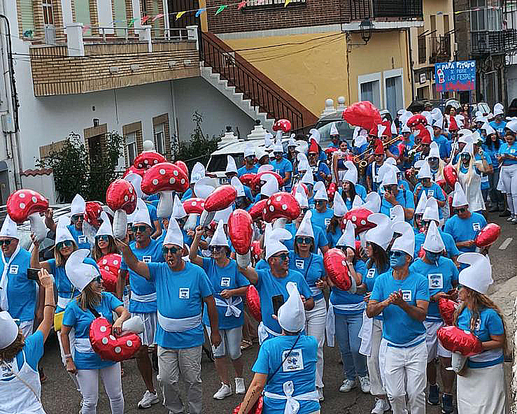 Pitufos en la garganta