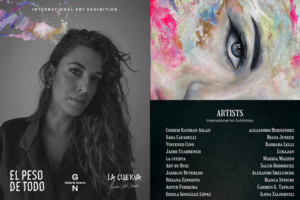LA CUERVA, artista extremeña Martina Cortés Cuerva, participa en una exposición en Madrid con la obra EL PESO DE TODO