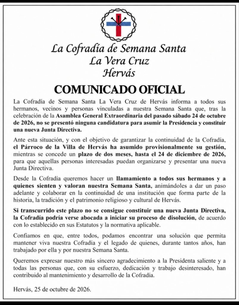 Comunicado Vera Cruz