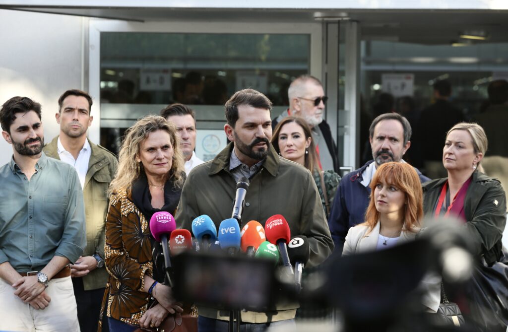 Sánchez Cotrina defiende que el PSOE es «la única opción progresista» de cara al 29 de noviembre Álvaro Sánchez Cotrina, secretario general del PSOE de Extremadura, durante el Comité Federal socialista celebrado en Fuenlabrada.