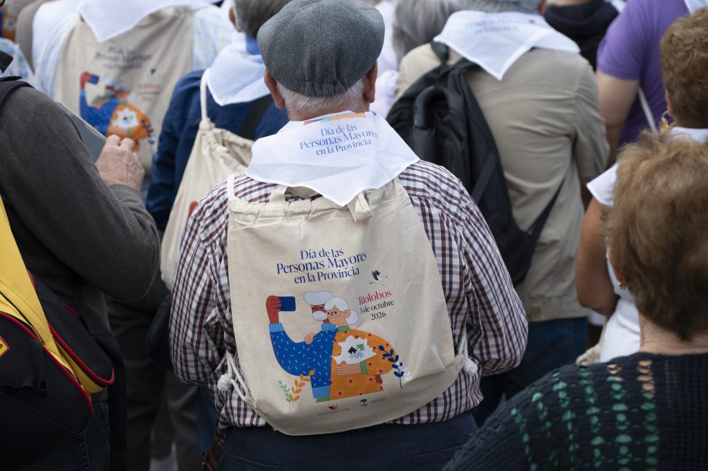 Imagen del paado Día de las Personas Mayores, en Riolobos