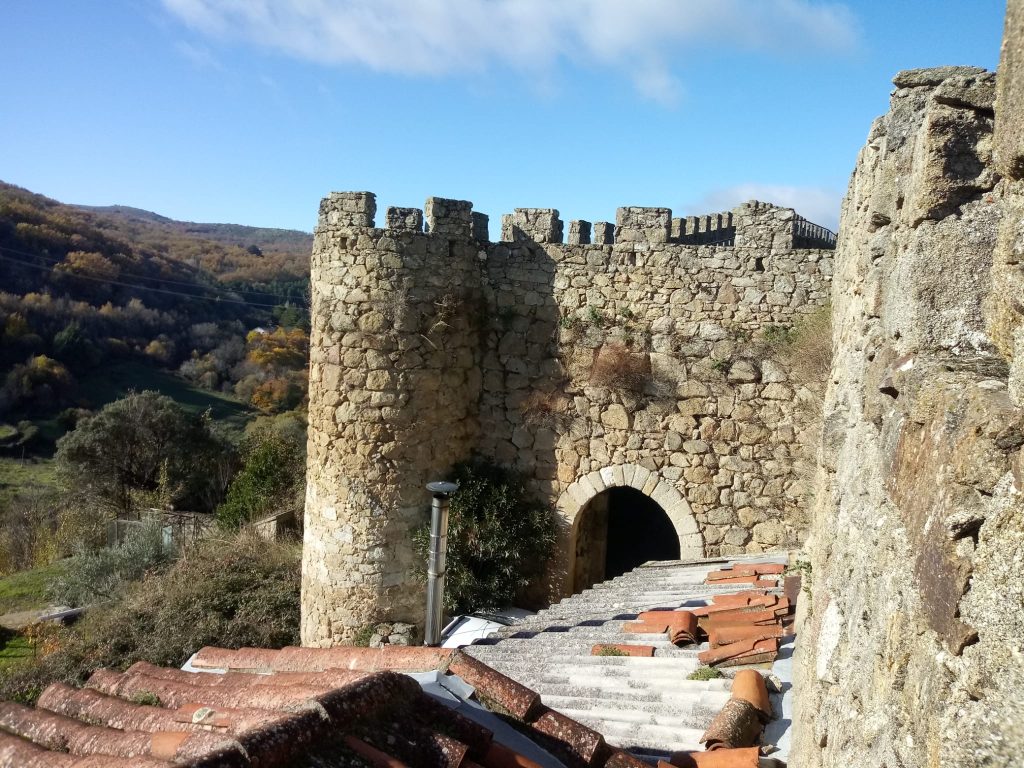 Vista de la muralla de Béjar. Foto, UPL.